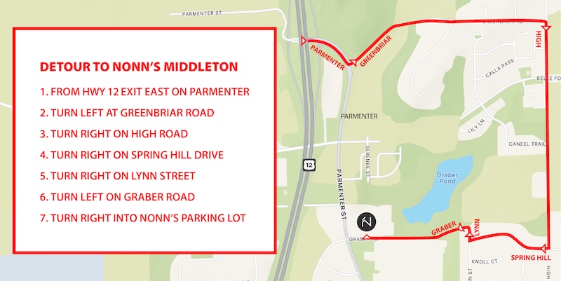 Nonn's Middleton Showroom - Parmenter Detour